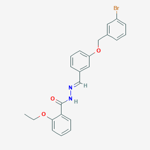 N'-[(E)-{3-[(3-bromobenzyl)oxy]phenyl}methylidene]-2-ethoxybenzohydrazide