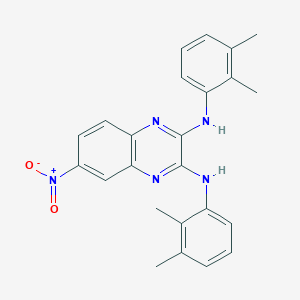 N,N'-bis(2,3-dimethylphenyl)-6-nitroquinoxaline-2,3-diamine