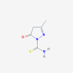 3-methyl-5-oxo-4,5-dihydro-1H-pyrazole-1-carbothioamide