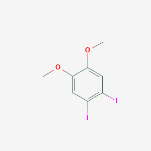 molecular formula C8H8I2O2 B011539 1,2-Diiodo-4,5-dimethoxybenzene CAS No. 110190-08-4