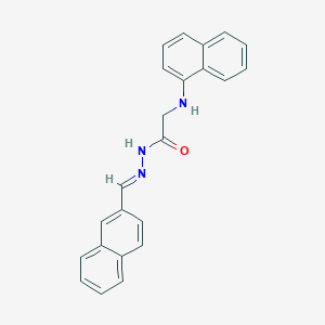 2-[(Naphthalen-1-YL)amino]-N'-[(E)-(naphthalen-2-YL)methylidene]acetohydrazide