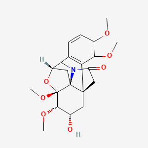 molecular formula C21H27NO7 B1153930 二氢氧化表史蒂芬迈尔西林 CAS No. 51804-69-4