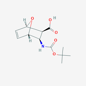 diexo-3-tert-Butoxycarbonylamino-7-oxa-bicyclo[2.2.1]hept-5-ene-2-carboxylic acid