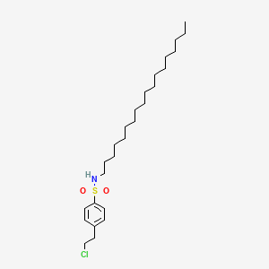 4-(2-chloroethyl)-N-octadecylbenzenesulfonamide