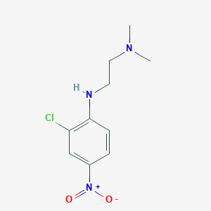 N'-(2-chloro-4-nitrophenyl)-N,N-dimethylethane-1,2-diamine