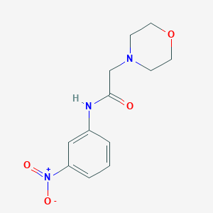 molecular formula C12H15N3O4 B11539785 2-morpholin-4-yl-N-(3-nitrophenyl)acetamide CAS No. 302789-06-6