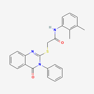 N-(2,3-dimethylphenyl)-2-[(4-oxo-3-phenyl-3,4-dihydroquinazolin-2-yl)sulfanyl]acetamide