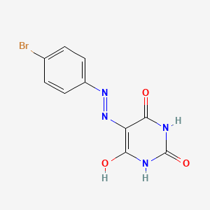 5-(2-(4-Bromophenyl)hydrazono)pyrimidine-2,4,6(1h,3h,5h)-trione