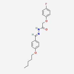 2-(4-Fluorophenoxy)-N'-[(E)-[4-(pentyloxy)phenyl]methylidene]acetohydrazide