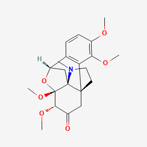 molecular formula C21H27NO6 B1154009 Epistephamiersine CAS No. 52389-15-8