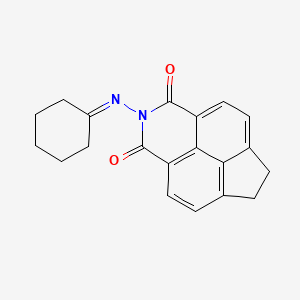 2-(cyclohexylidenamino)-6,7-dihydro-1H-indeno[6,7,1-def]isoquinoline-1,3(2H)-dione