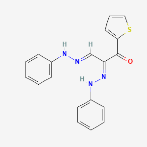 (2E,3E)-2,3-bis(2-phenylhydrazinylidene)-1-(thiophen-2-yl)propan-1-one