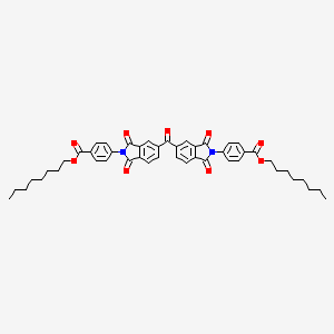 molecular formula C47H48N2O9 B11540310 dioctyl 4,4'-[carbonylbis(1,3-dioxo-1,3-dihydro-2H-isoindole-5,2-diyl)]dibenzoate 