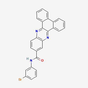 N-(3-bromophenyl)dibenzo[a,c]phenazine-11-carboxamide