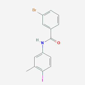 3-bromo-N-(4-iodo-3-methylphenyl)benzamide