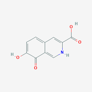 molecular formula C10H7NO4 B115404 7,8-Dihydroxyisoquinoline-3-carboxylic acid CAS No. 146743-96-6