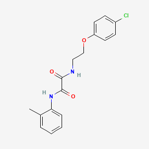 N-[2-(4-chlorophenoxy)ethyl]-N'-(2-methylphenyl)ethanediamide