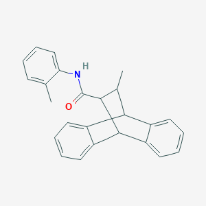 12-methyl-N-(2-methylphenyl)-9,10-dihydro-9,10-ethanoanthracene-11-carboxamide