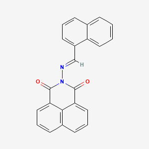 2-{[(E)-naphthalen-1-ylmethylidene]amino}-1H-benzo[de]isoquinoline-1,3(2H)-dione