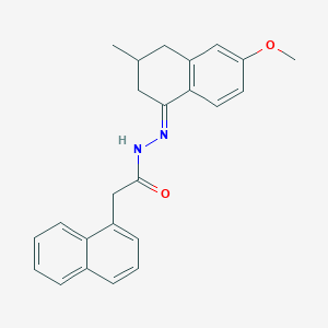 N'-[(1E)-6-methoxy-3-methyl-3,4-dihydronaphthalen-1(2H)-ylidene]-2-(naphthalen-1-yl)acetohydrazide