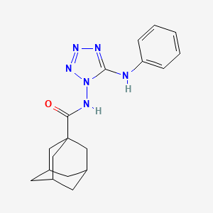 N-(5-anilino-1H-tetrazol-1-yl)adamantane-1-carboxamide