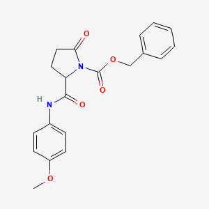 Benzyl 2-[(4-methoxyphenyl)carbamoyl]-5-oxopyrrolidine-1-carboxylate