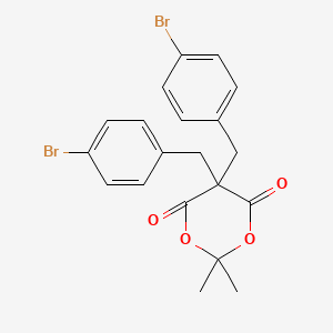 5,5-Bis[(4-bromophenyl)methyl]-2,2-dimethyl-1,3-dioxane-4,6-dione