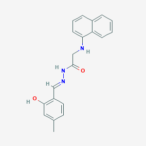 N'-[(E)-(2-Hydroxy-4-methylphenyl)methylidene]-2-[(naphthalen-1-YL)amino]acetohydrazide