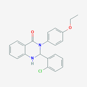 2-(2-chlorophenyl)-3-(4-ethoxyphenyl)-2,3-dihydroquinazolin-4(1H)-one