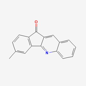 molecular formula C17H11NO B11541948 3-methyl-11H-indeno[1,2-b]quinolin-11-one 