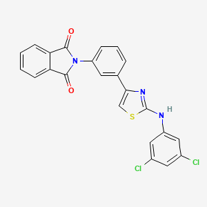 2-(3-{2-[(3,5-dichlorophenyl)amino]-1,3-thiazol-4-yl}phenyl)-1H-isoindole-1,3(2H)-dione