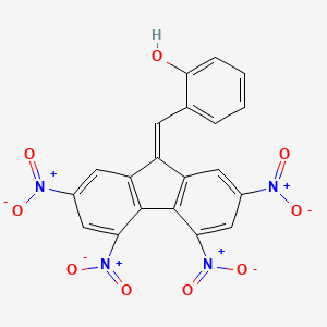 2-[(2,4,5,7-tetranitro-9H-fluoren-9-ylidene)methyl]phenol