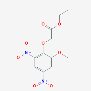 Ethyl 2-(2-methoxy-4,6-dinitrophenoxy)acetate