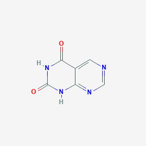 molecular formula C6H4N4O2 B115422 Pyrimido[4,5-d]pyrimidine-2,4(1H,3H)-dione CAS No. 89891-00-9