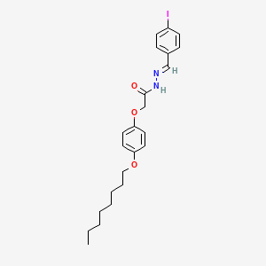 N'-[(E)-(4-iodophenyl)methylidene]-2-[4-(octyloxy)phenoxy]acetohydrazide