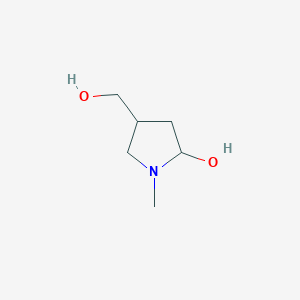 4-(Hydroxymethyl)-1-methylpyrrolidin-2-ol