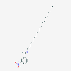 N-[(E)-(3-nitrophenyl)methylidene]octadecan-1-amine