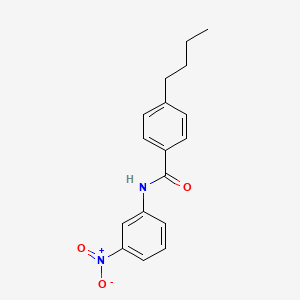 Benzamide, N-(3-nitrophenyl)-4-butyl-