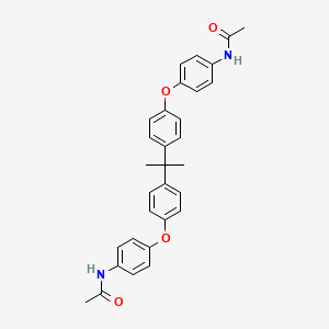 N-[4-(4-{2-[4-(4-Acetamidophenoxy)phenyl]propan-2-YL}phenoxy)phenyl]acetamide