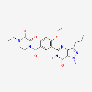 molecular formula C₂₄H₂₈N₆O₅ B1154383 Dioxofondenafil 