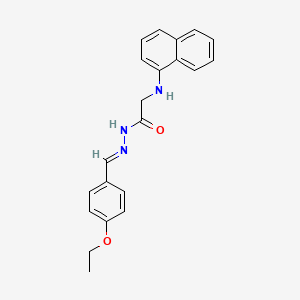 N'-[(E)-(4-Ethoxyphenyl)methylidene]-2-[(naphthalen-1-YL)amino]acetohydrazide