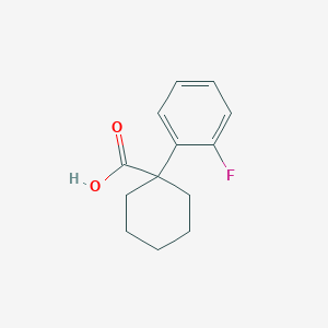 molecular formula C13H15FO2 B011544 1-(2-氟苯基)环己烷甲酸 CAS No. 106795-66-8