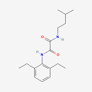 N-(2,6-diethylphenyl)-N'-(3-methylbutyl)ethanediamide