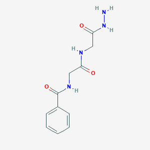 N-[2-[(2-hydrazinyl-2-oxoethyl)amino]-2-oxoethyl]benzamide