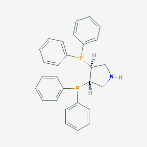 molecular formula C28H27NP2 B115443 (3S,4S)-3,4-Bis(diphenylphosphino)pyrrolidine CAS No. 145693-67-0