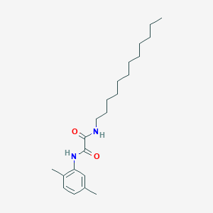 molecular formula C22H36N2O2 B11544627 N-(2,5-dimethylphenyl)-N'-dodecylethanediamide 