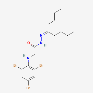 N'-(Nonan-5-ylidene)-2-[(2,4,6-tribromophenyl)amino]acetohydrazide