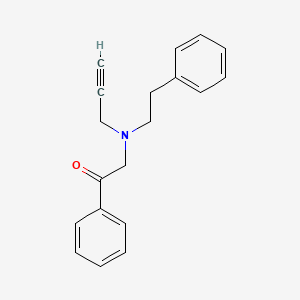 1-Phenyl-2-[(2-phenylethyl)(prop-2-yn-1-yl)amino]ethanone