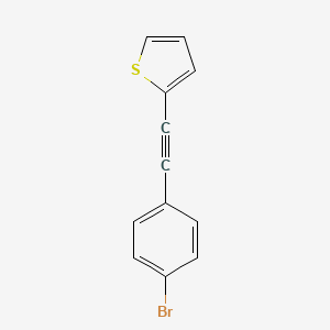 2-[2-(4-Bromophenyl)ethynyl]thiophene