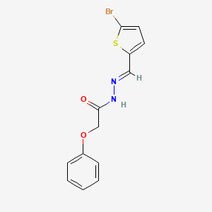 N'-[(5-bromo-2-thienyl)methylene]-2-phenoxyacetohydrazide